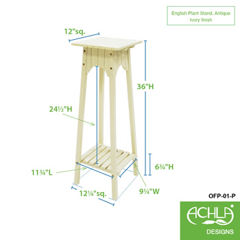 Achla OFP-01-P English Plant Stand