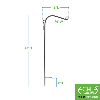 Achla PYS-01 Shepherds Hook Yard Pole