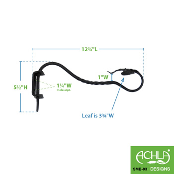 Achla SBM-03 Swivel Maple Leaf Bracket