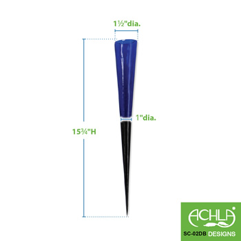 Achla SC-02DB Dark Blue Votive Sparkle Cone