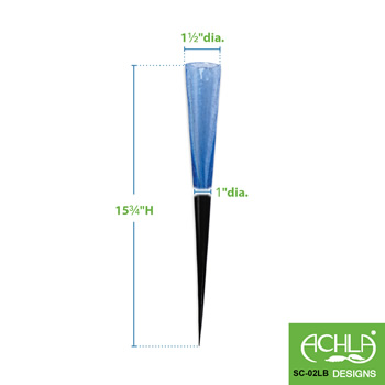 Achla SC-02LB Light Blue Votive Sparkle Cone