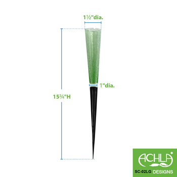 Achla SC-02LG Light Green Votive Sparkle Cone