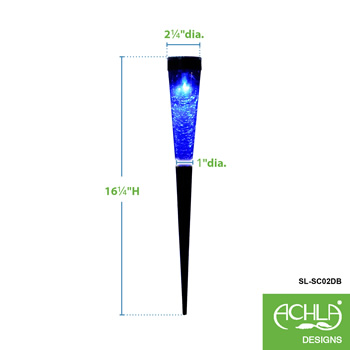 Achla SL-SC02DB Dark Blue Solar Sparkle Cone