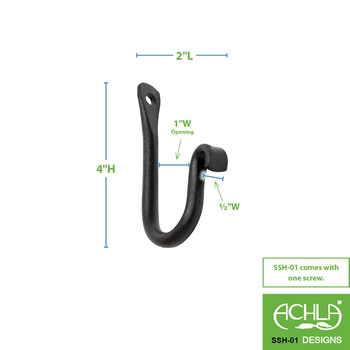 Achla SSH-01-3 4 Inch J-Hook