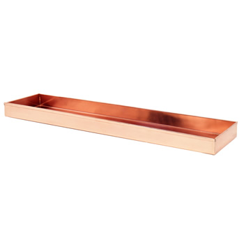 Achla TRY-C29 29 Inch Long Copper Tray