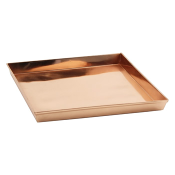 Achla TRY-S10 10 Inch Square Copper Tray