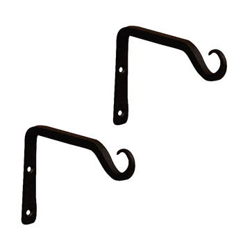 Achla TSH-09-2 9 Inch Straight Upcurled Wall Bracket Hook