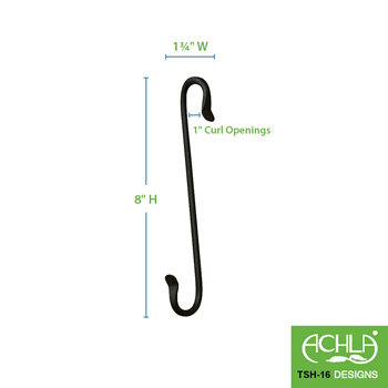 Achla TSH-16-2 8 Inch S-Hook