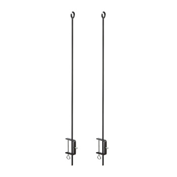 Achla TSW-04-2 O-Hook Railing Pole for String Lights