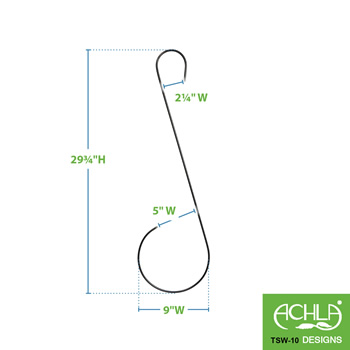 Achla TSW-10-2 30 Inch S-Hanger Hook