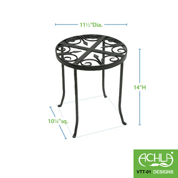 Achla VTT-01 Round Trivet Plant Stand