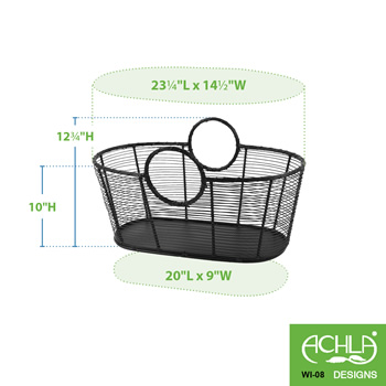 Achla WI-08 Small Harvest Basket