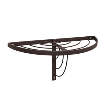 Achla WS-01Z Vita Half-Round Wall Shelf