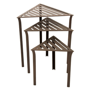 Achla WTN-01 Triangular Nesting Tables Set