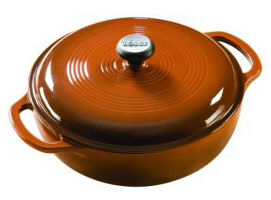 Lodge 3 QT Blue Enamel Dutch Oven