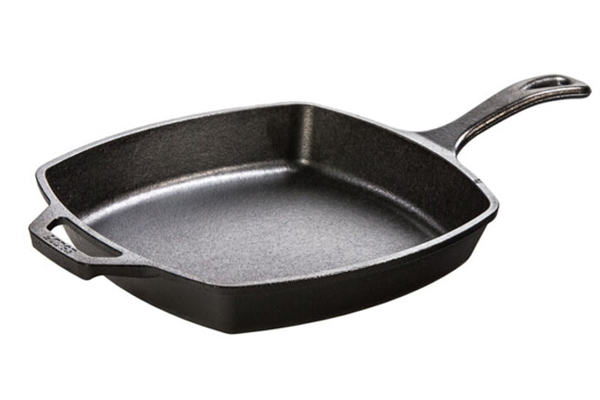 Lodge 10.25 Inch Square Cast Iron Skillet