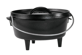 Lodge 2 Quart Cast Iron Camp Dutch Oven