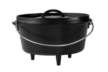 Lodge 8 Quart Cast Iron Camp Dutch Oven