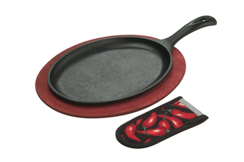 Lodge Cast Iron Fajita Set