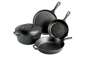 Lodge Seasoned Cast Iron 5 Piece Set