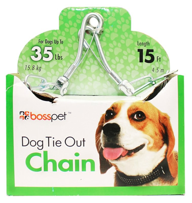 Boss Pet PDQ 27215 Twist Chain with Swivel Snap